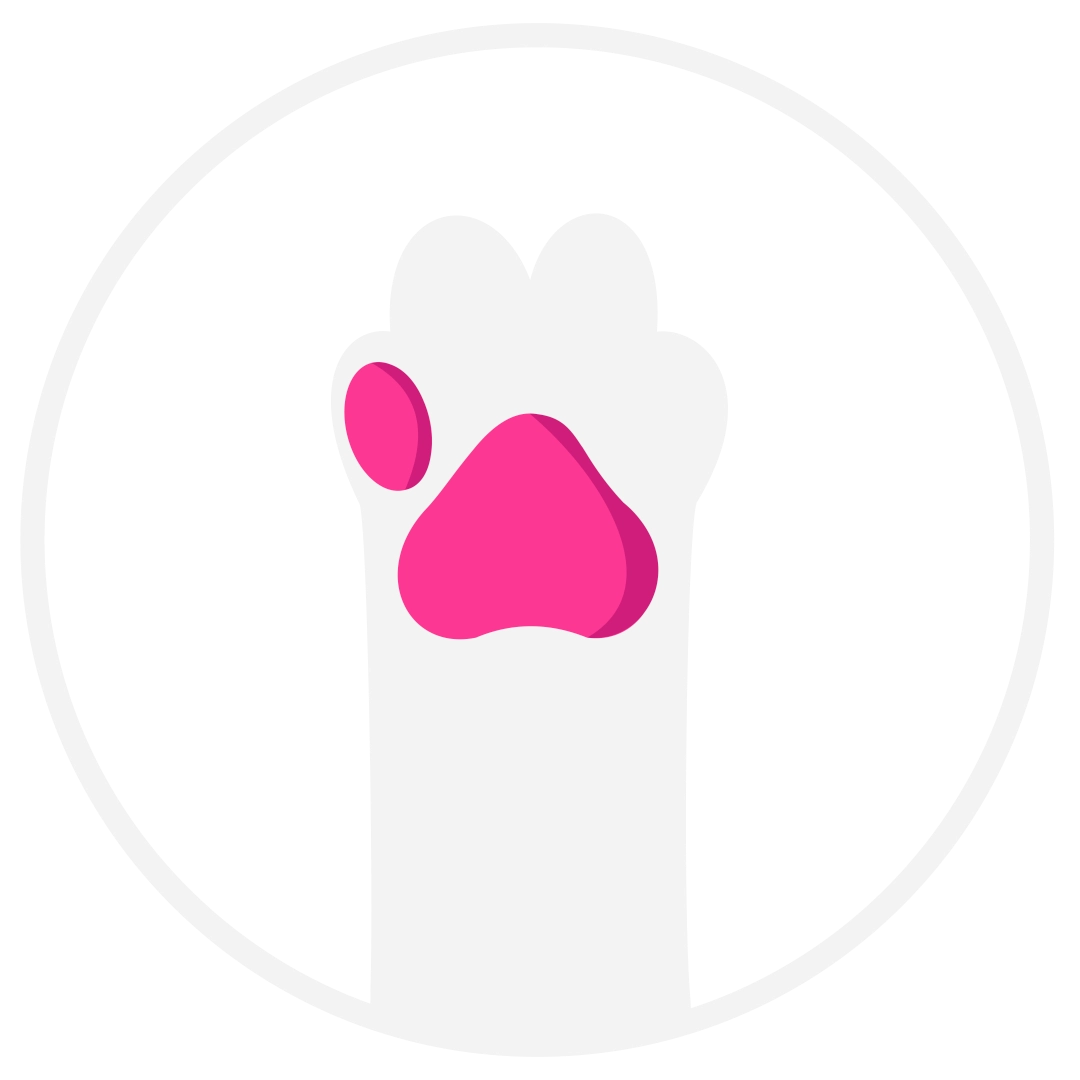 Eine animierte Hundetatze, die als Ladeindikator dient.
